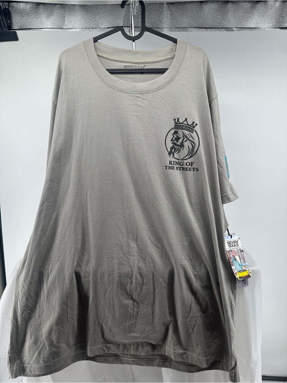 NWT Seven Souls New York gray graphic tshirt